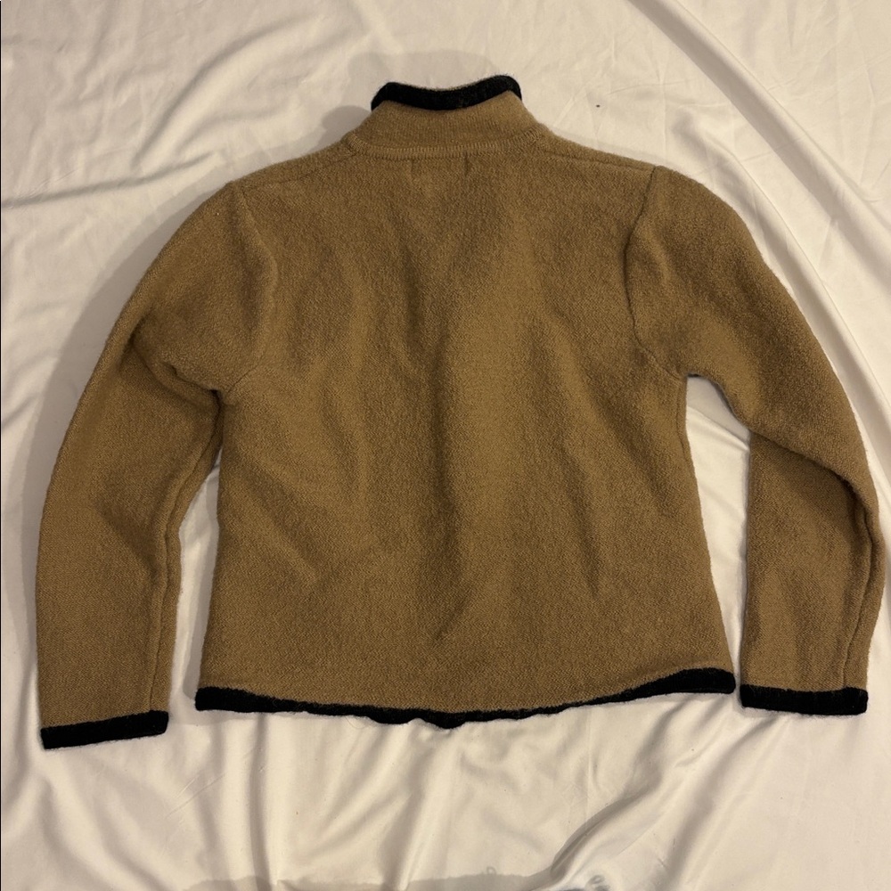 Vintage Herman Geist 100% Wool Blazer Style Cardigan - Picture 4 of 7